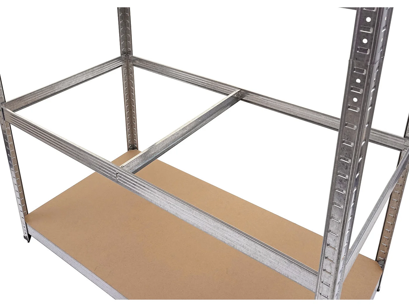 Rayonnage pour charges lourdes MCW-E33,  galvanisé 200x100x60cm