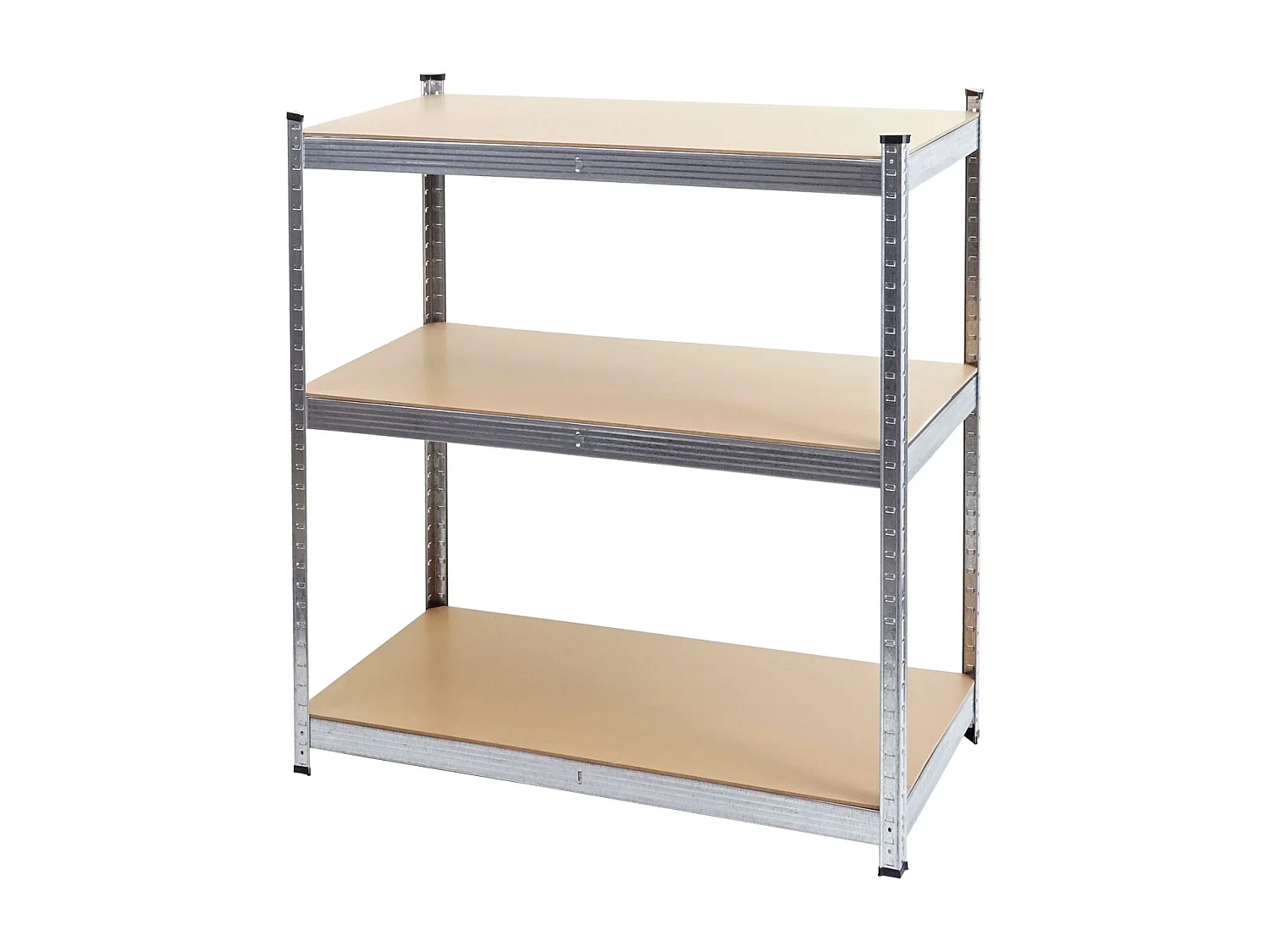 Rayonnage pour charges lourdes MCW-E33,  galvanisé 200x100x60cm