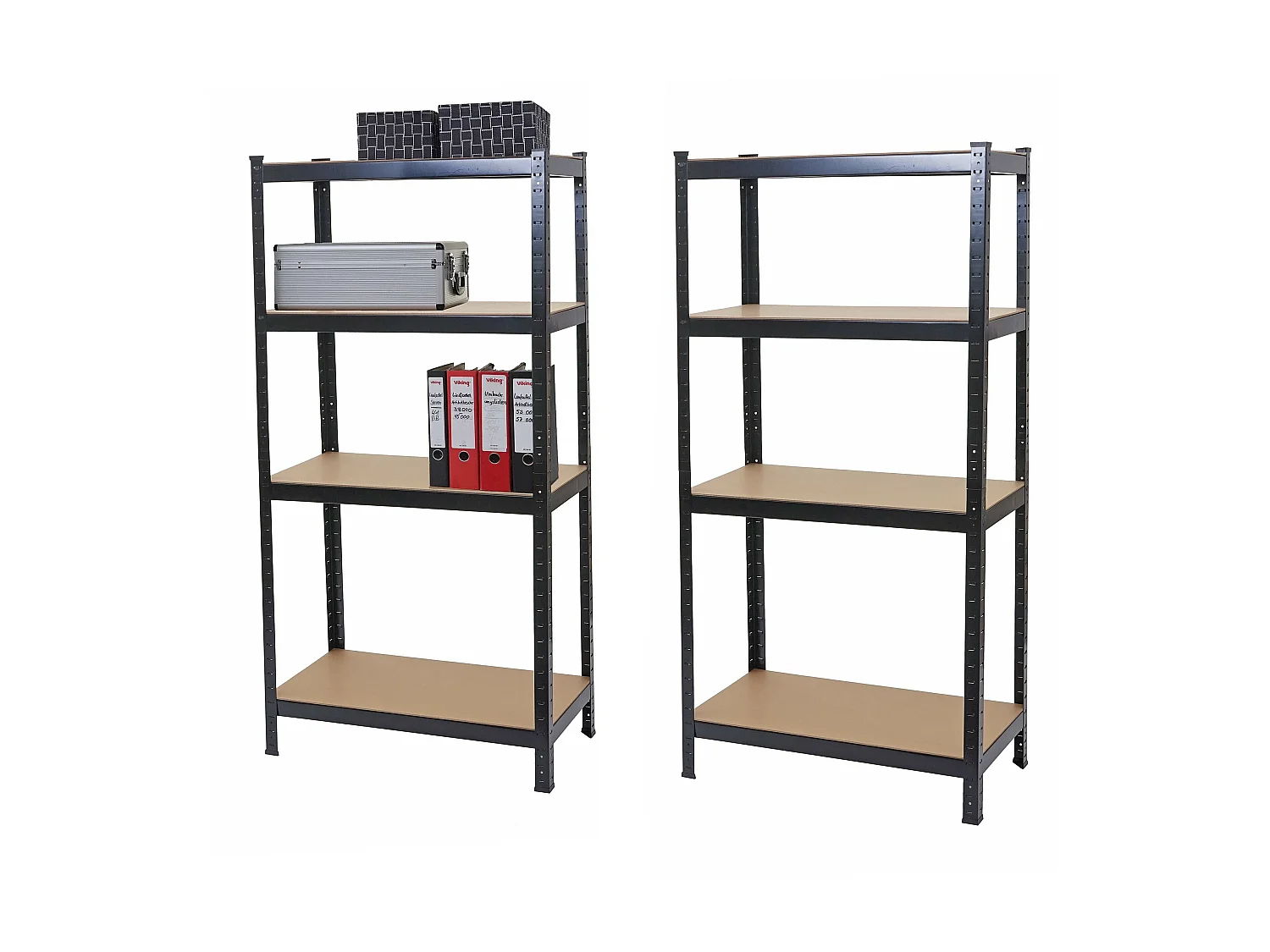 Zwaar belastbare stelling MCW-D67 (set van 2),  zwart