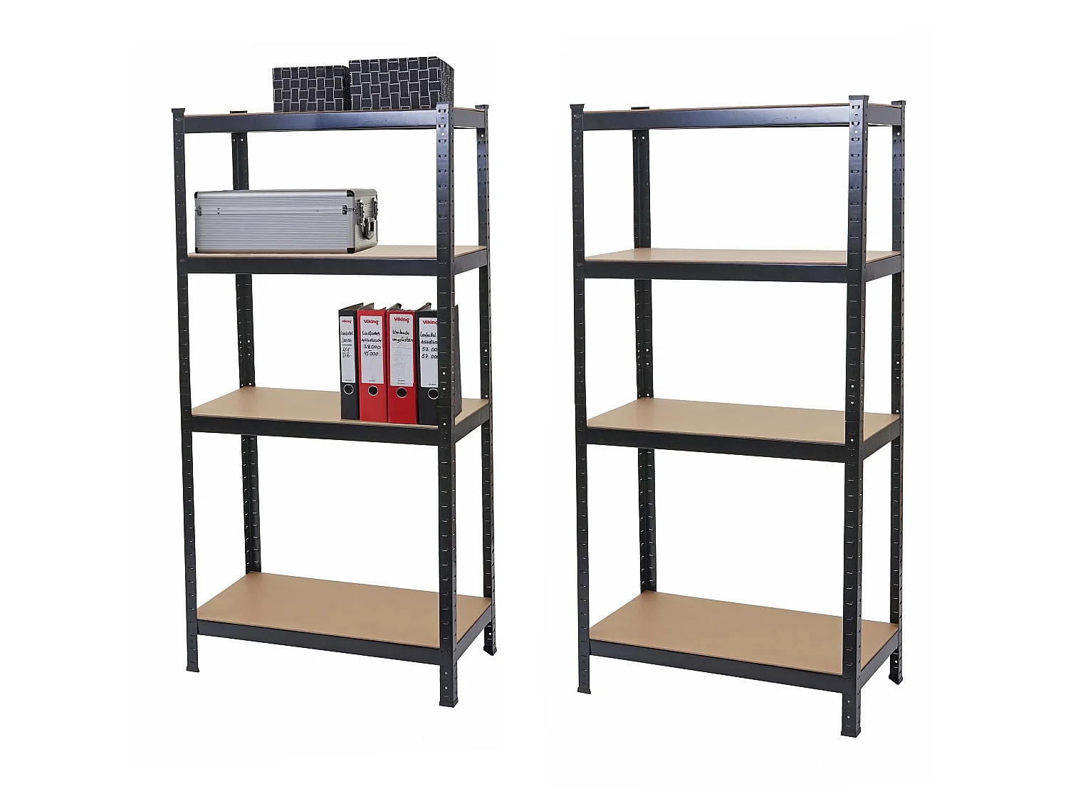 Zwaar belastbare stelling MCW-D67 (set van 2),  zwart