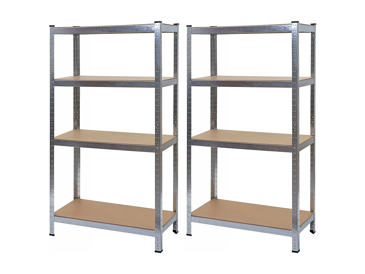 Étagère pour charges lourdes MCW-D67 (lot de 2),  zingué