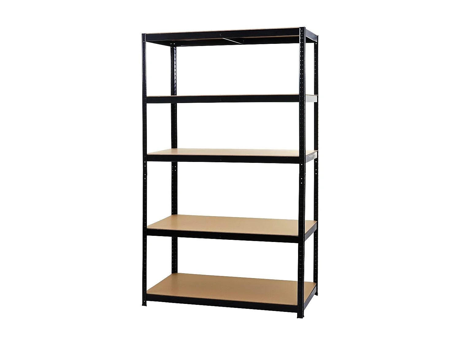 Rayonnage pour charges lourdes MCW-E33,  noir 200x120x60cm