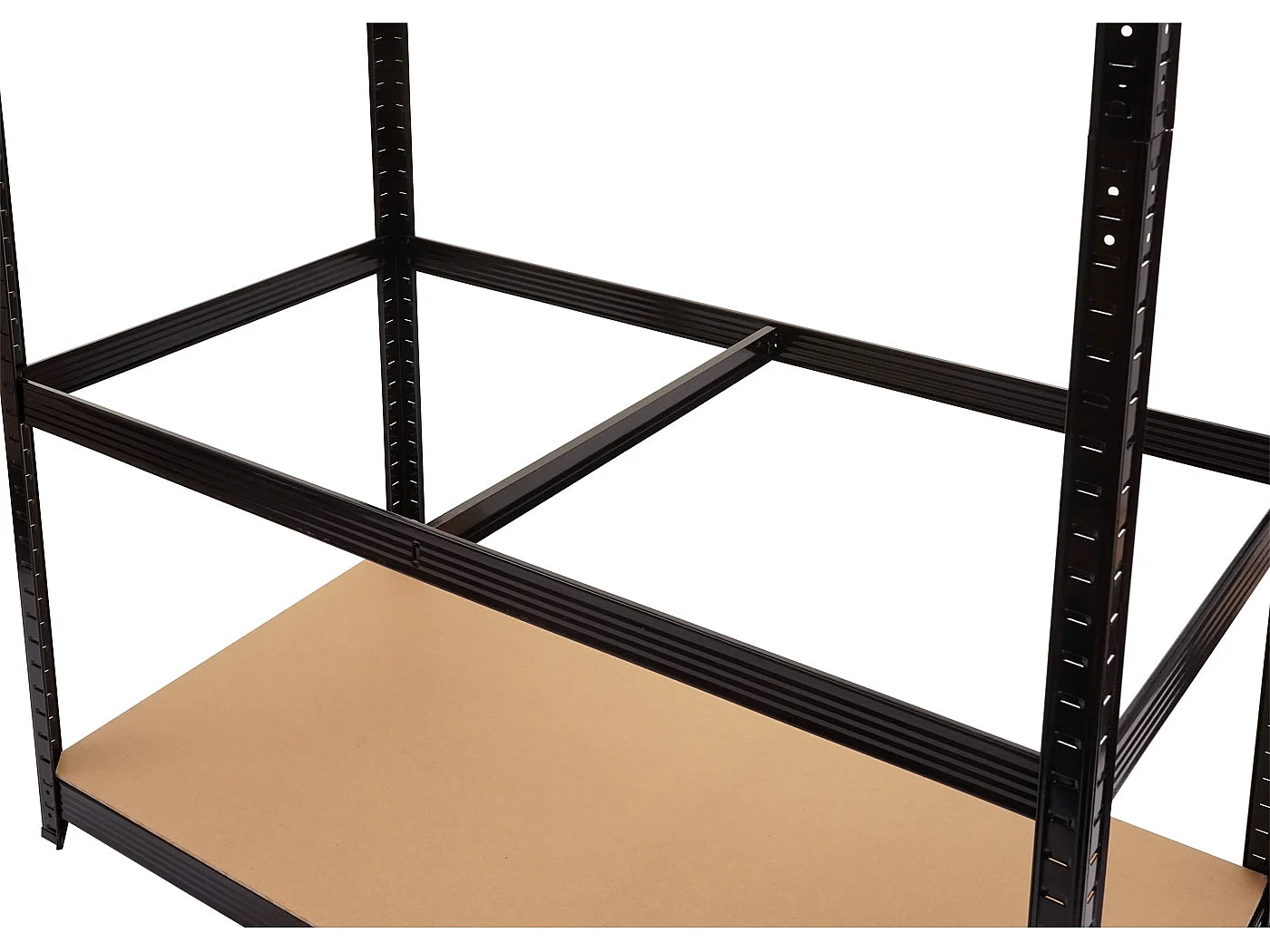 Zwaar belastbaar rek MCW-E33,  zwart 200x120x60cm