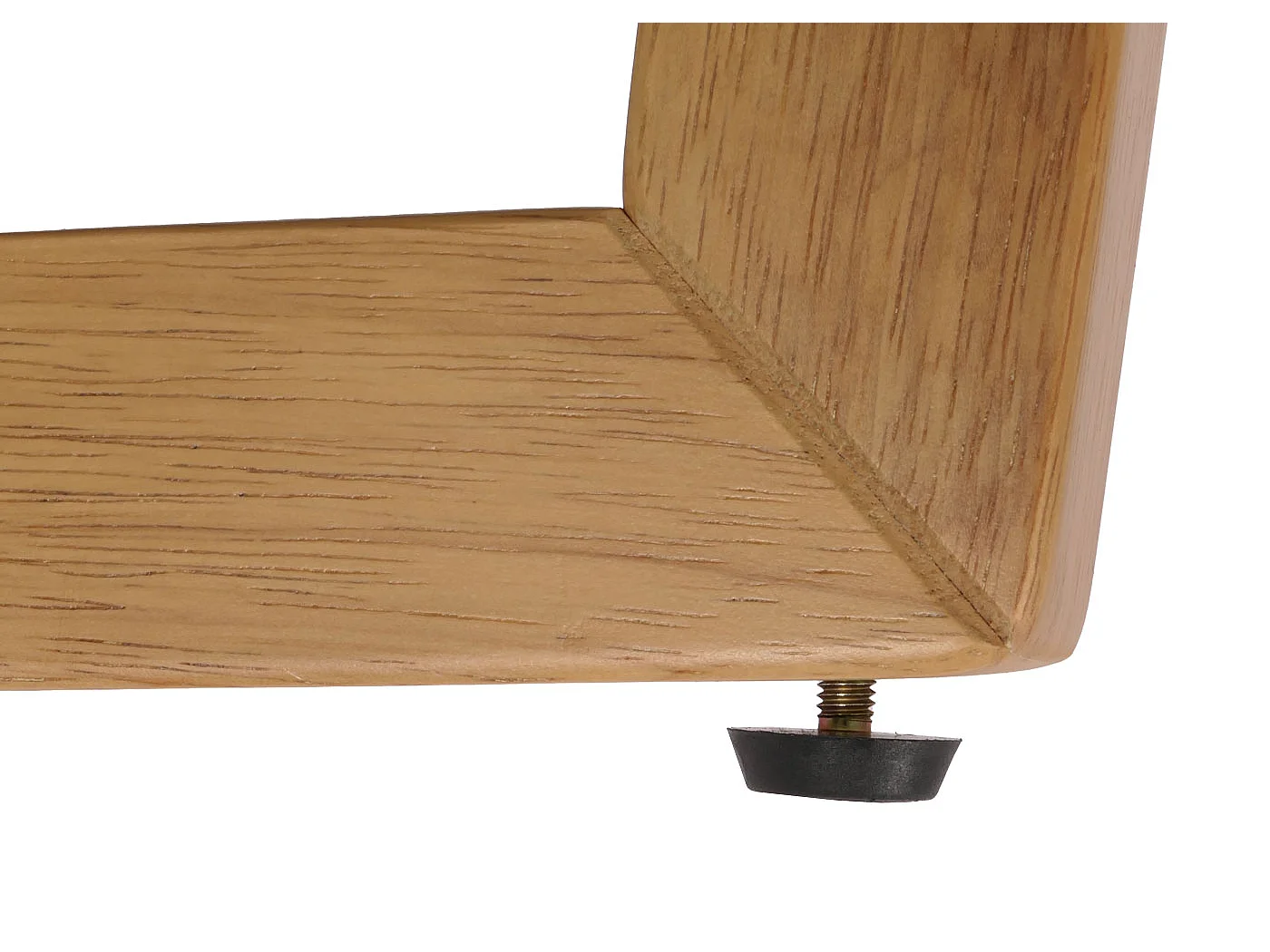 Tavolino rotondo salotto divano MCW-M61 Ø80cm legno laminato HPL melaminico gambe chiare effetto marmo