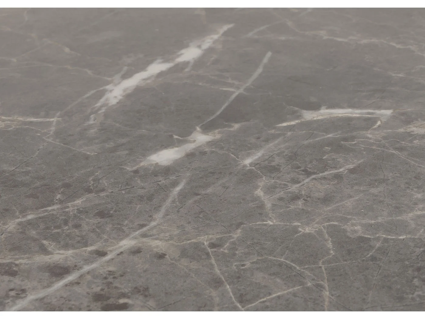 Couchtisch MCW-M61, Beistelltisch Sofatisch, Massiv-Holz HDF Laminat Melamin Ø80cm, Marmor/Stein-Optik, helles Gestell