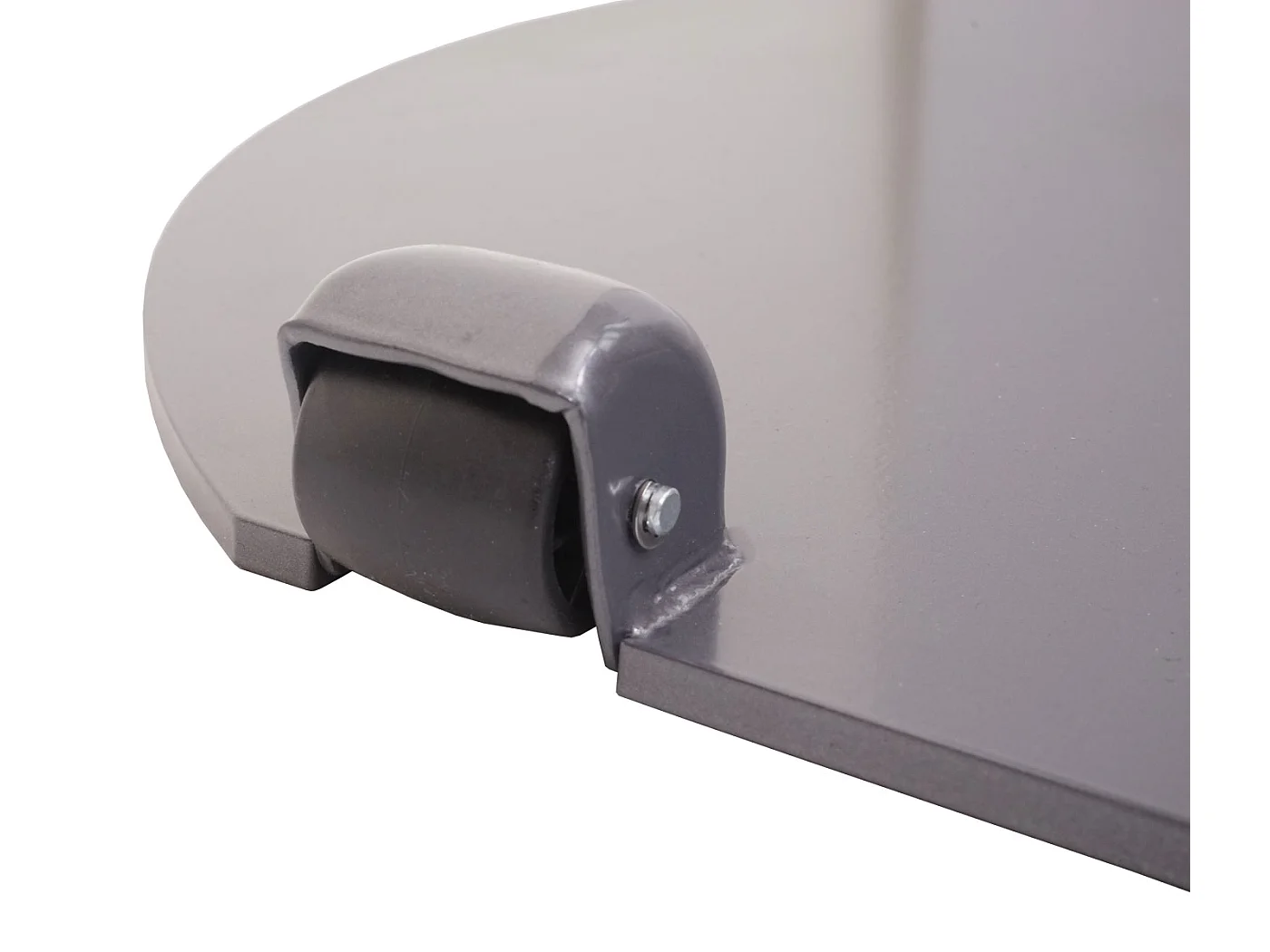 Sonnenschirmständer MCW-A33 rollbar, Grau