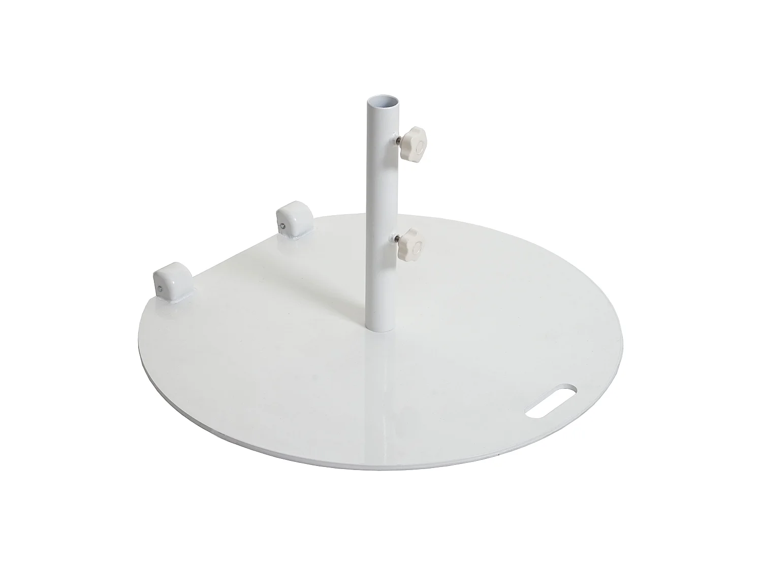 Pied de parasol MCW-A33 à roulettes,  blanc
