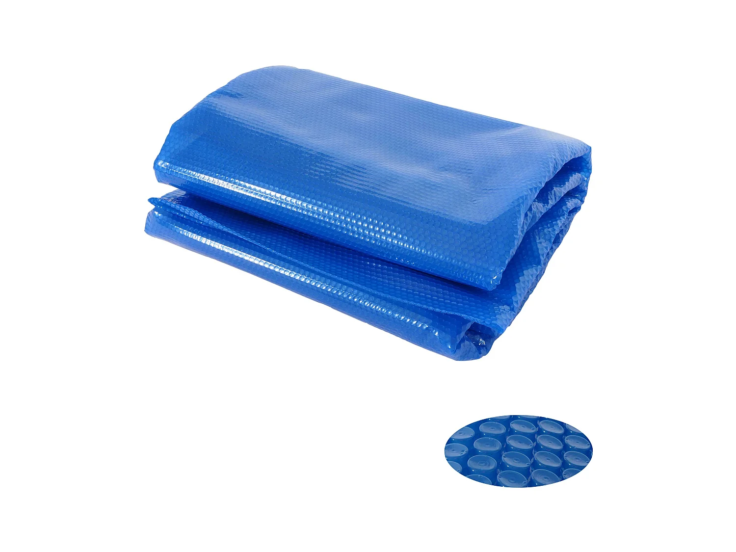 Zwembadafdekking,  ovaal 7,31x3,65m blauw