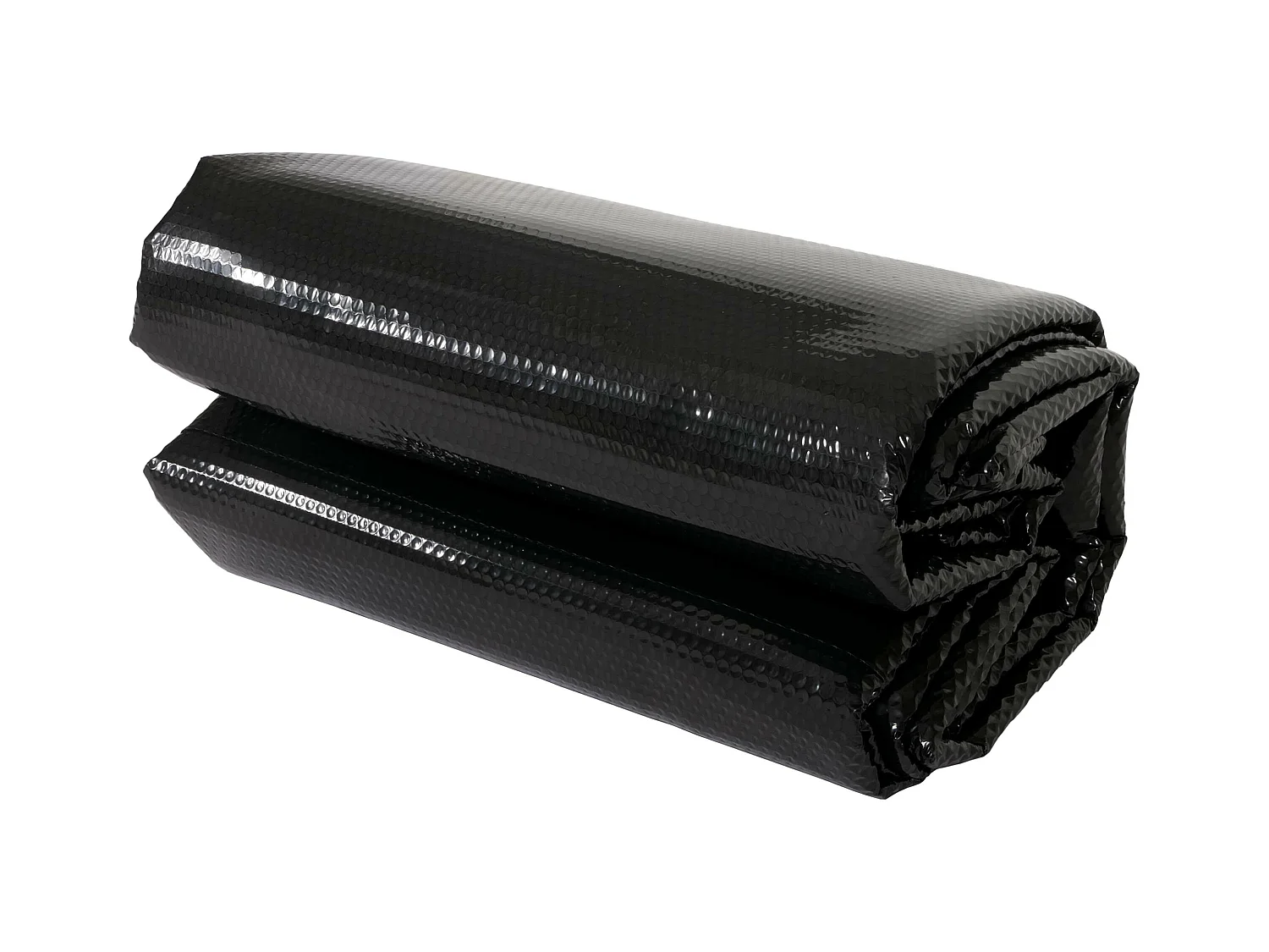 Zwembadafdekking,  ovaal 7,31x3,65m zwart