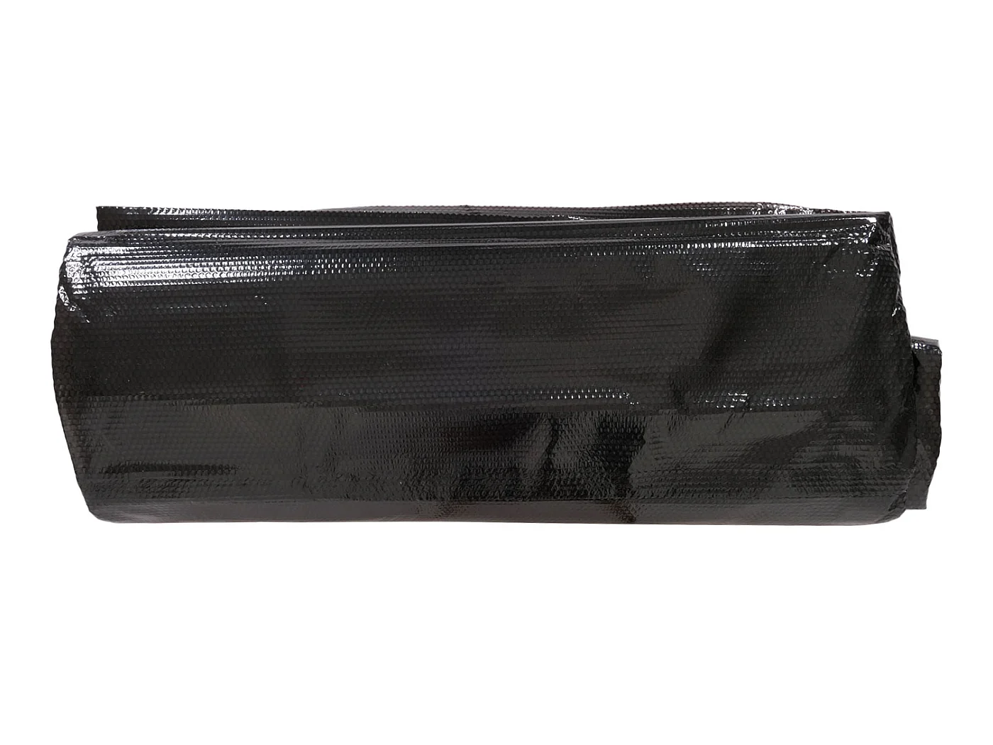 Zwembadafdekking,  ovaal 7,31x3,65m zwart