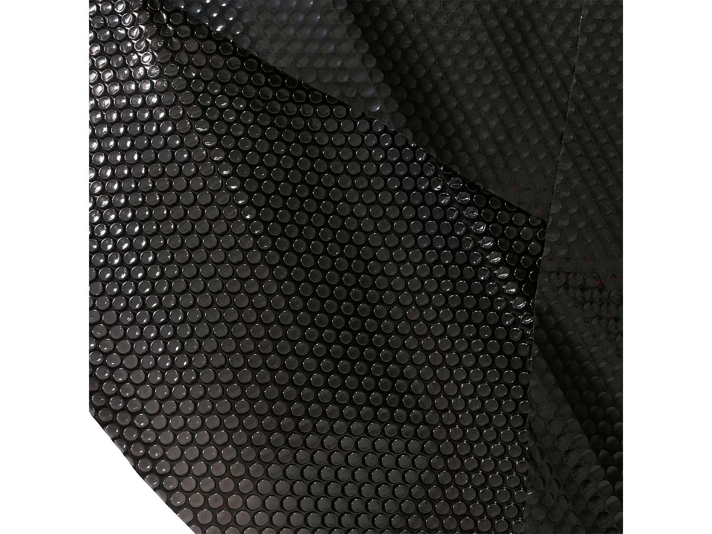 Couverture de piscine 400 µm,  ovale 7,31x3,65m, noir