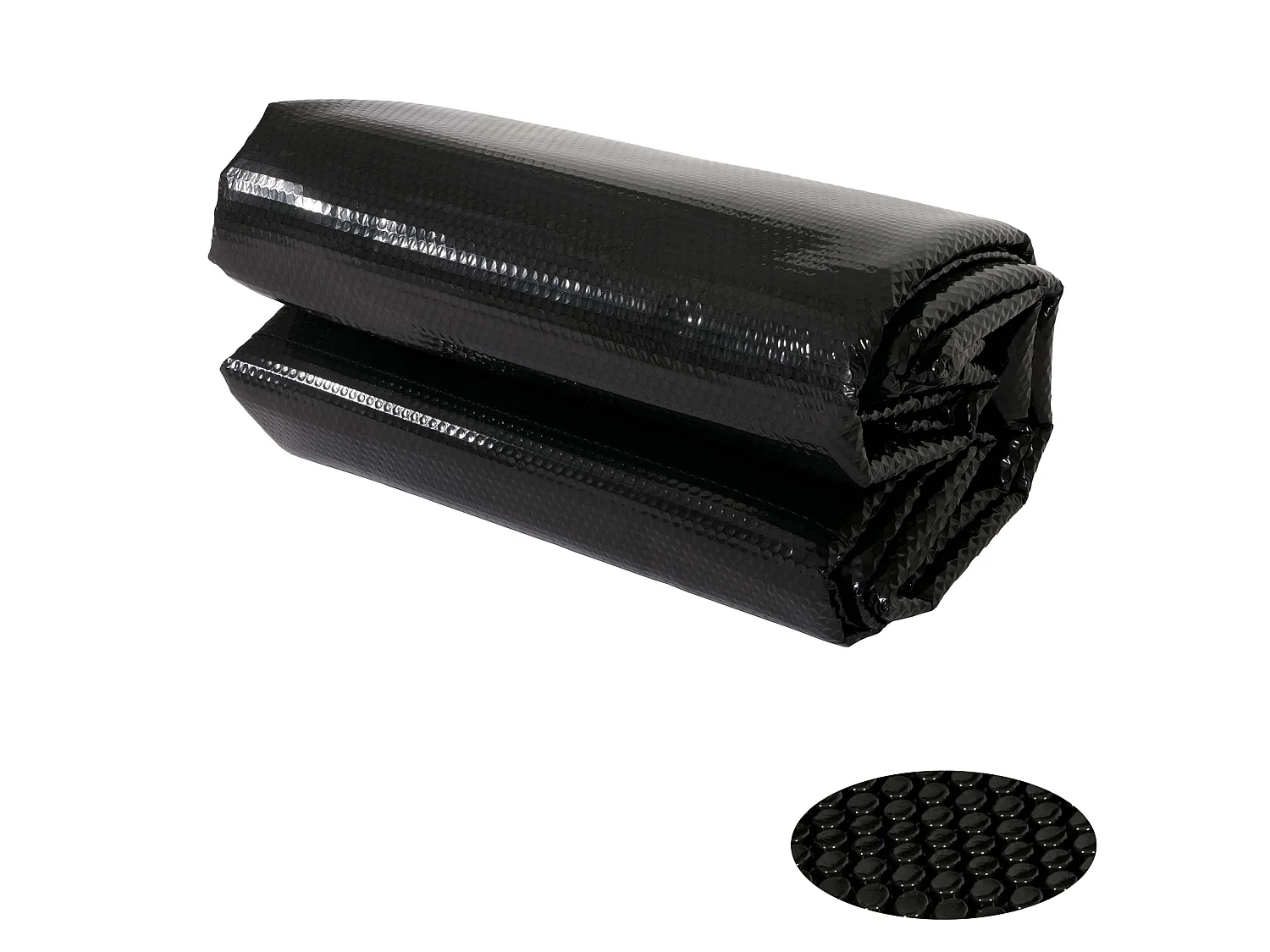 Pool-Abdeckung, Oval 7,31x3,65m schwarz