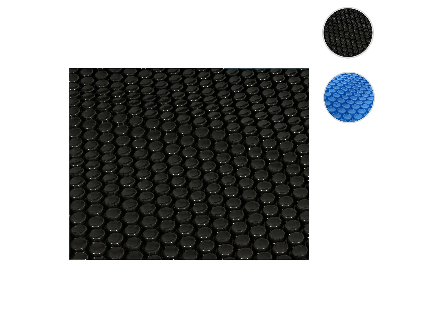 Pool-Abdeckung, Oval 7,31x3,65m schwarz