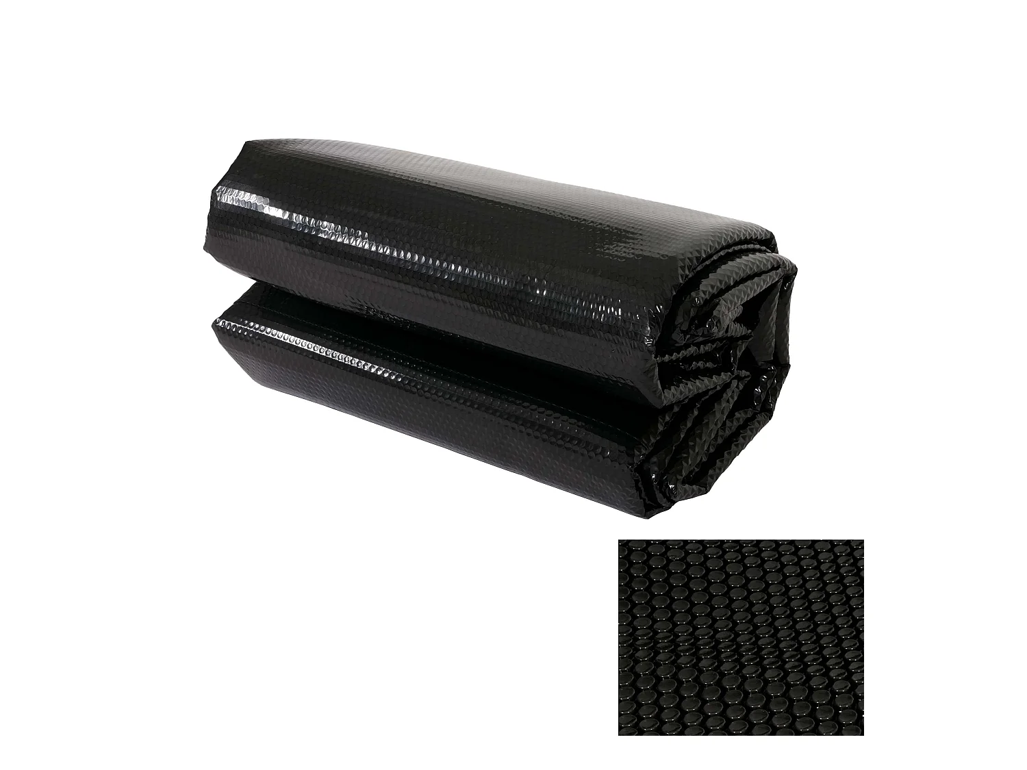 Couverture de piscine 400 µm,  rectangulaire, 3x2 m, noir
