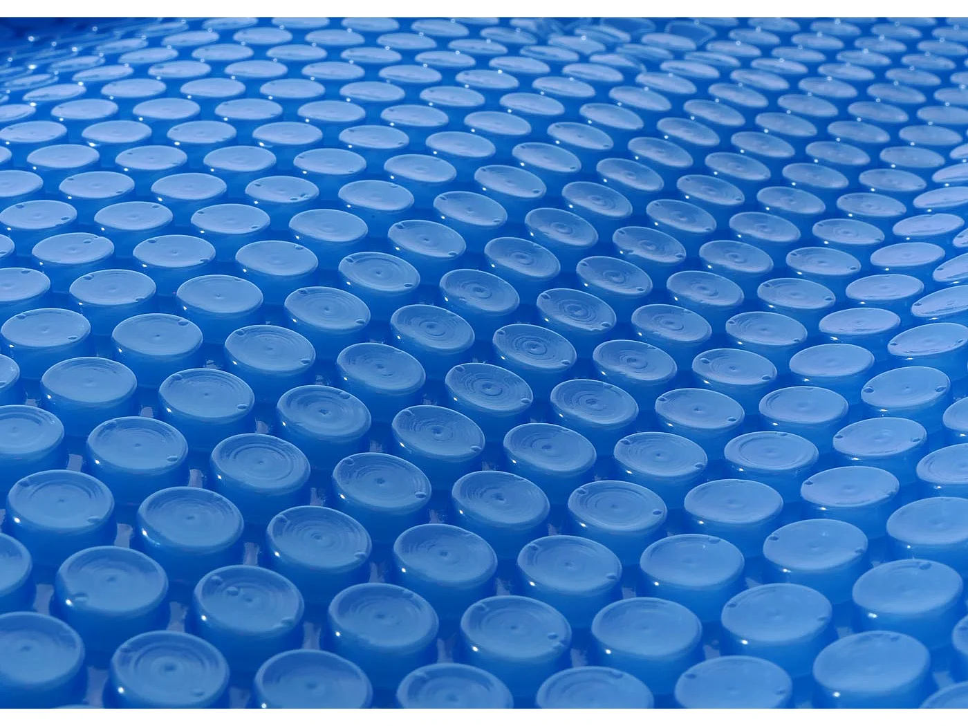 Pool-Abdeckung, Rechteckig 3x2m blau