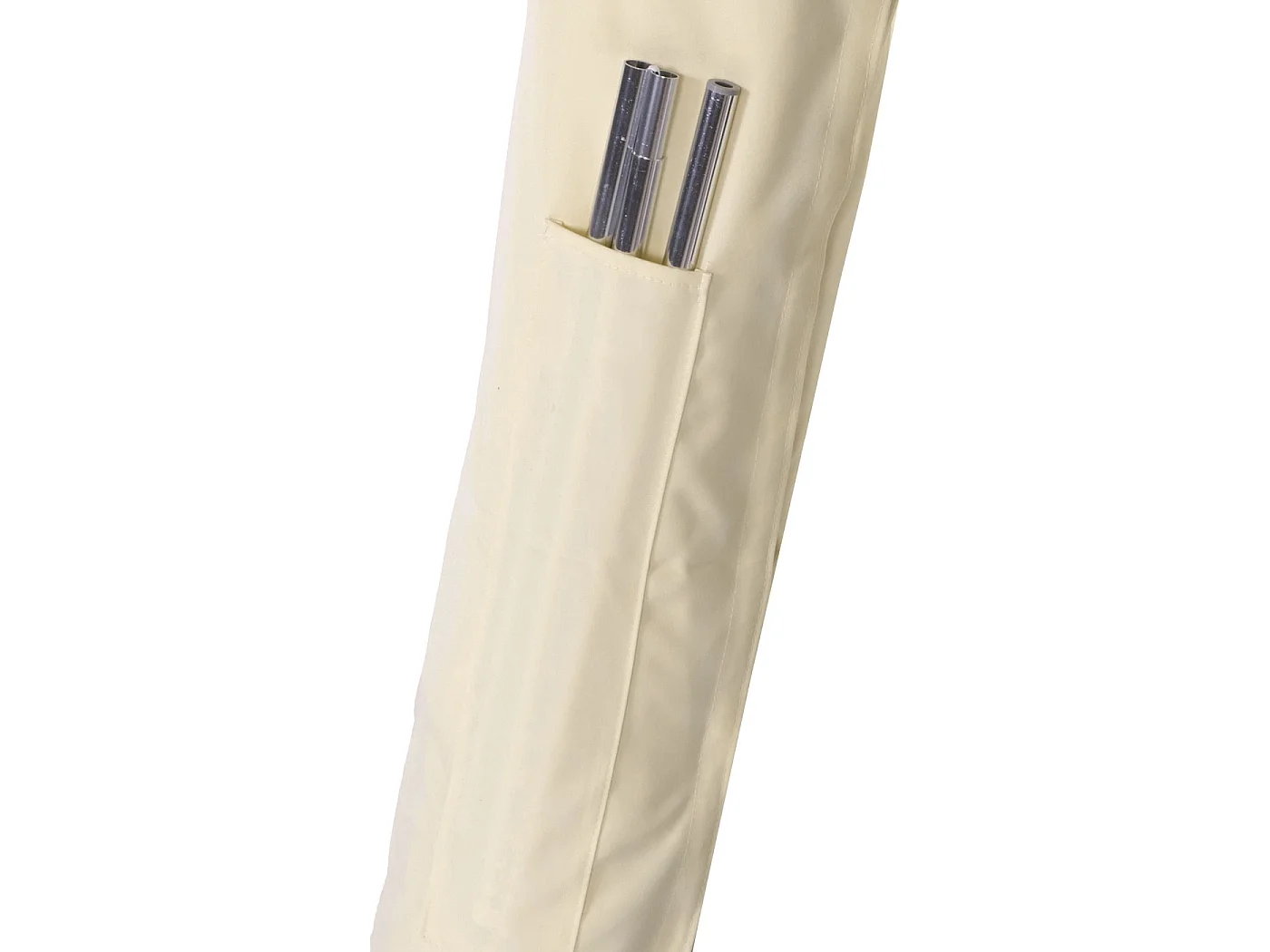 Funda protectora para sombrillas de hasta 3 m,  crema