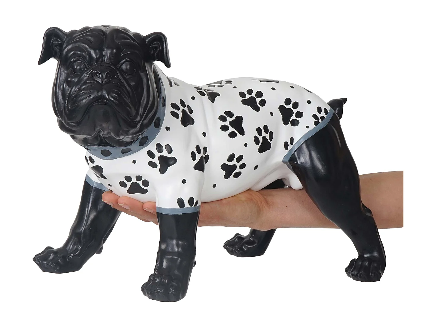 Figurita decorativa de bulldog