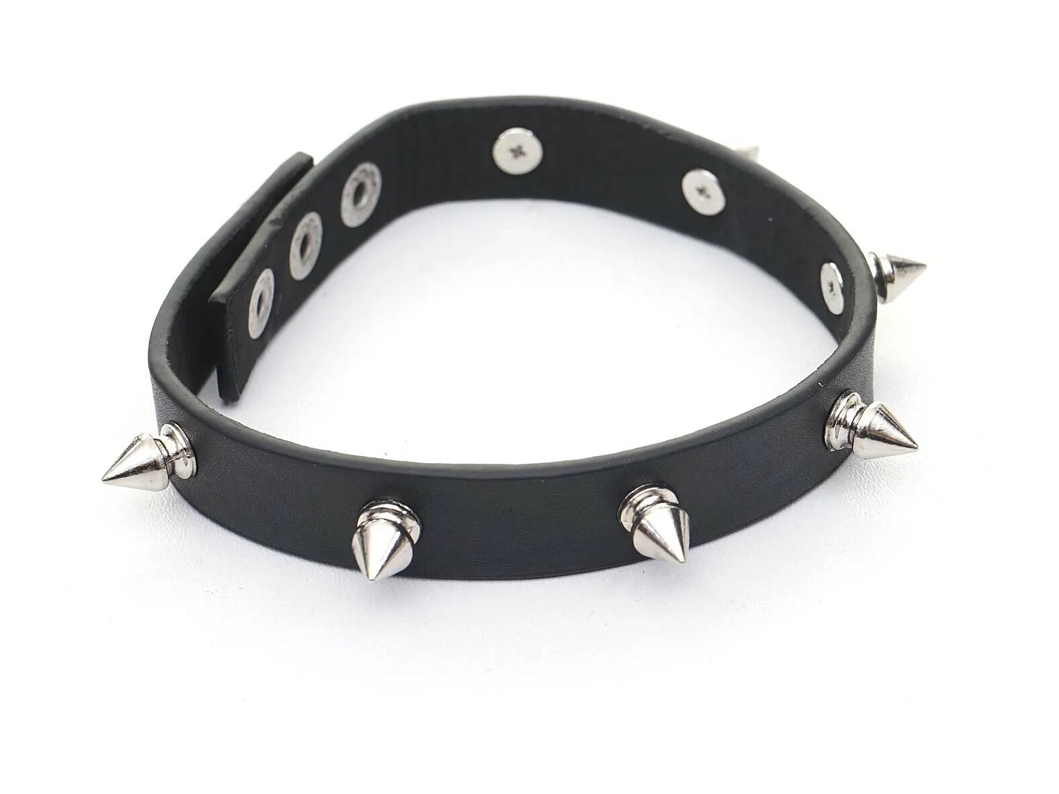 Decoratief figuur Luipaard MCW-D36 met halsband,  zwart mat met kraag