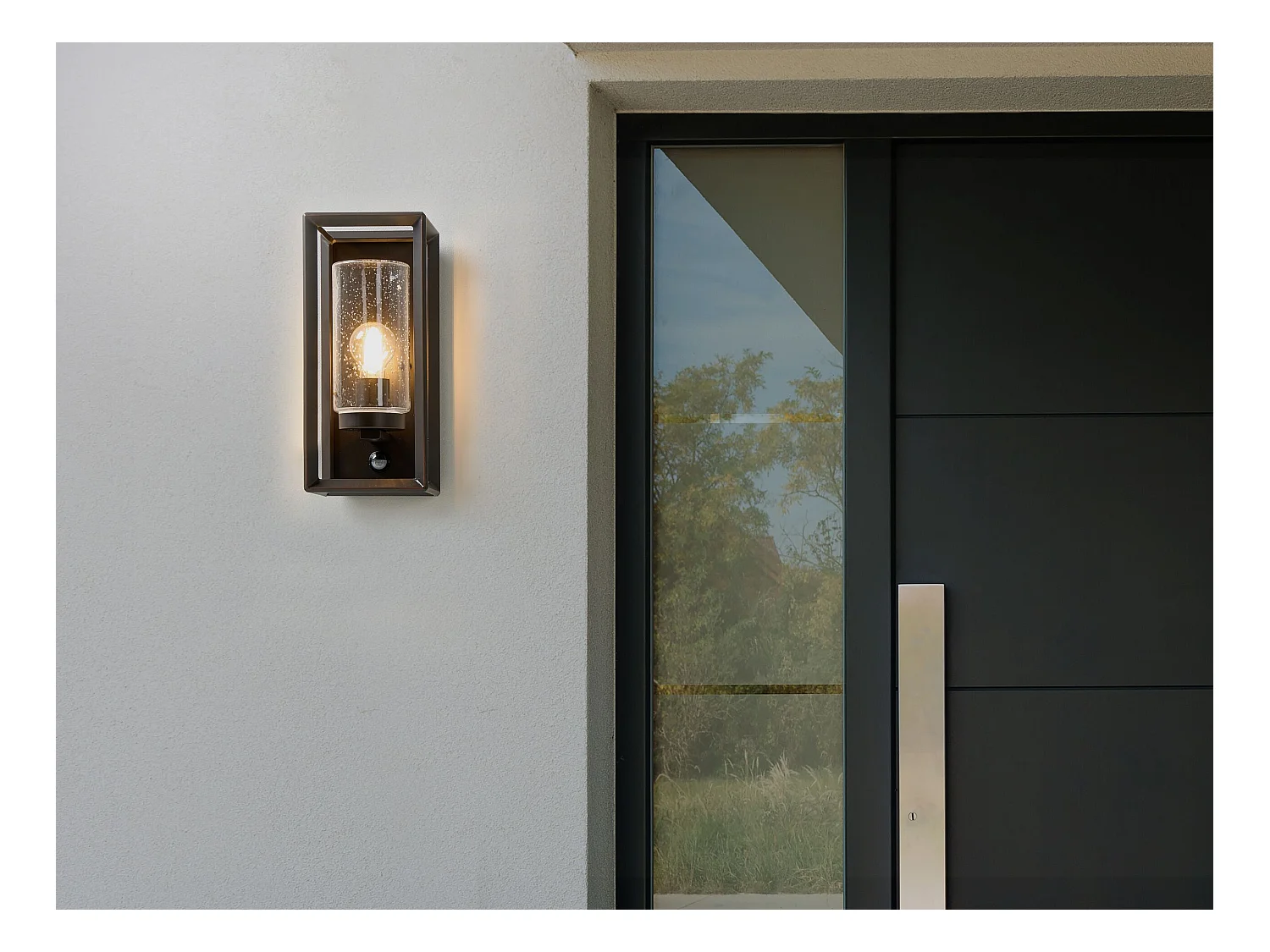 Lampe murale pour l'extérieur BELTIE Avec détecteur de mouvement Noir