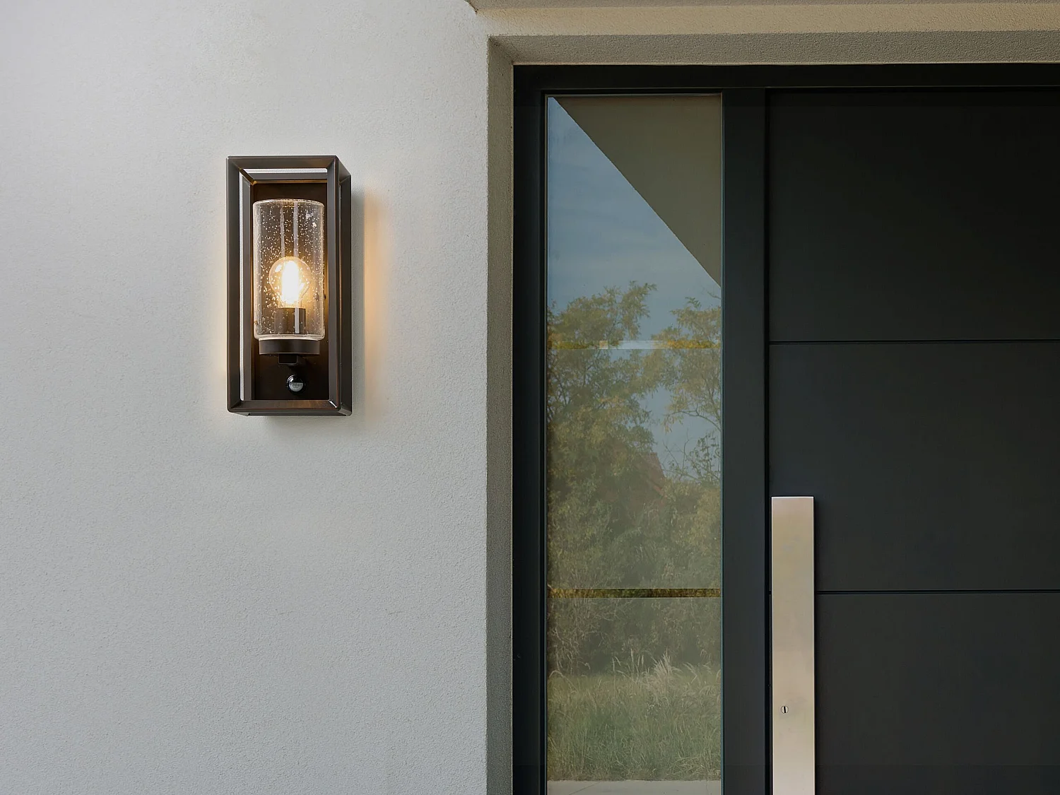 Lampe murale pour l'extérieur BELTIE Avec détecteur de mouvement Noir