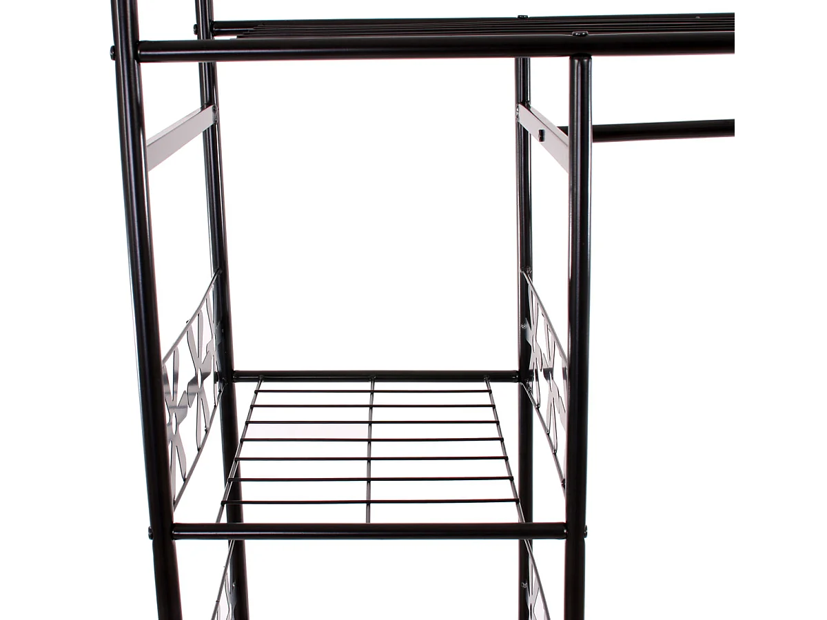 Metall-Garderobe Bern ohne Vorhang, Ohne Vorhang