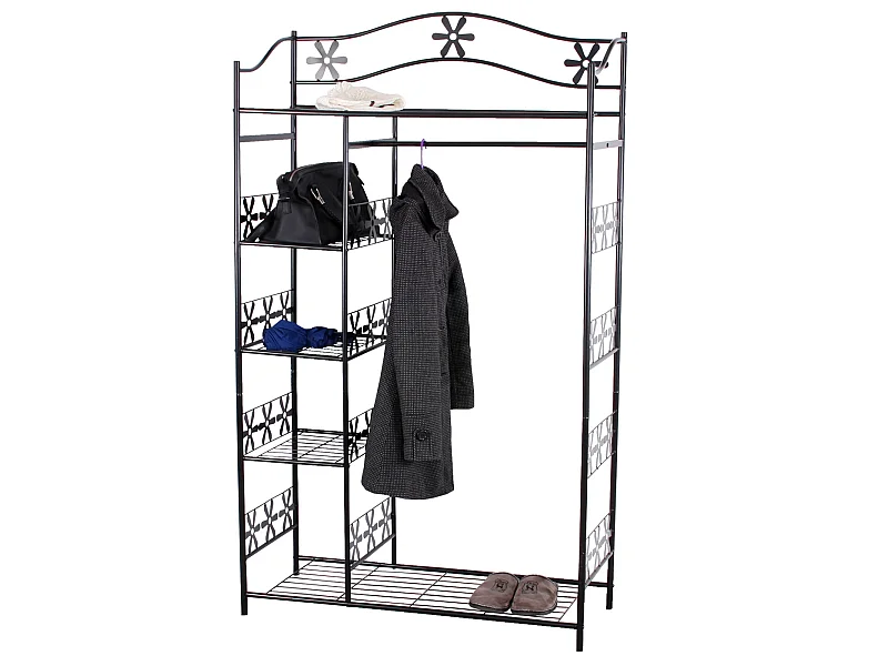 Metall-Garderobe Bern ohne Vorhang, Ohne Vorhang