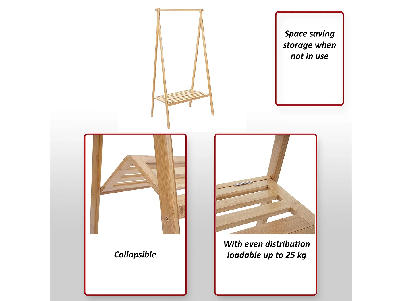 Staande garderobe MCW-B82