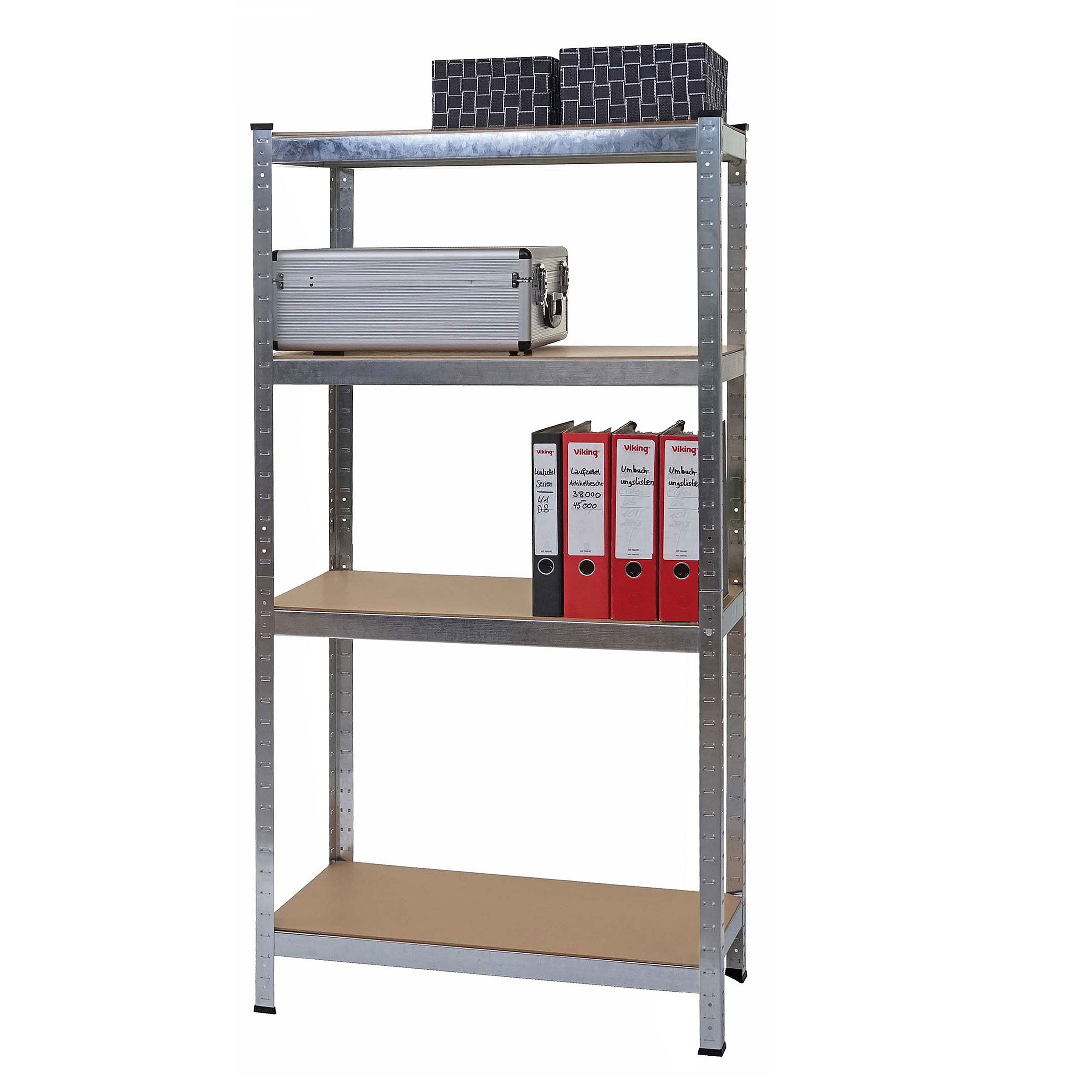 Rayonnage Grande Capacité Z1 Avec Panneaux Acier, 1981 X 1536 X 469 Mm