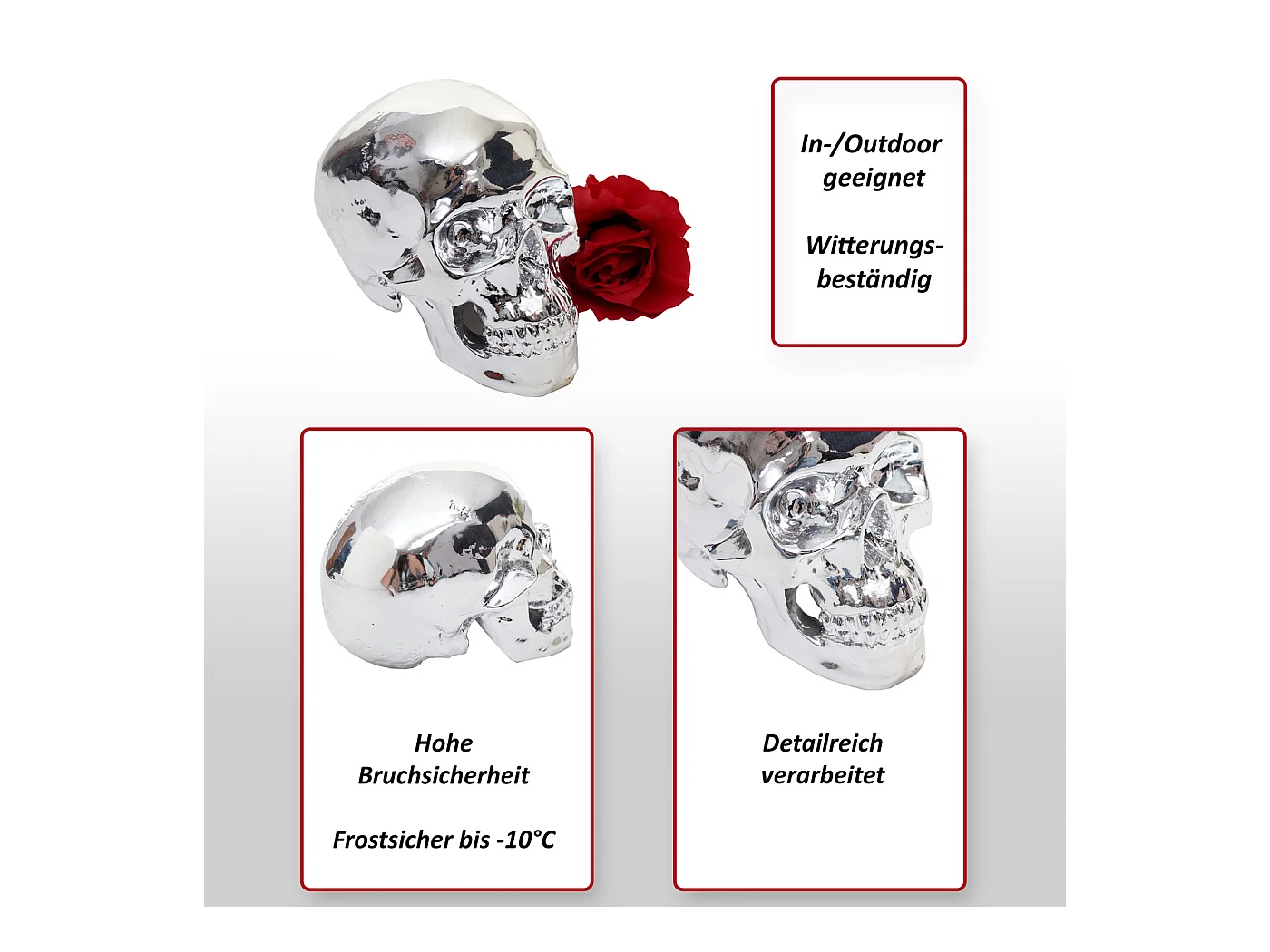 Decoratieve doodshoofd MCW-T921