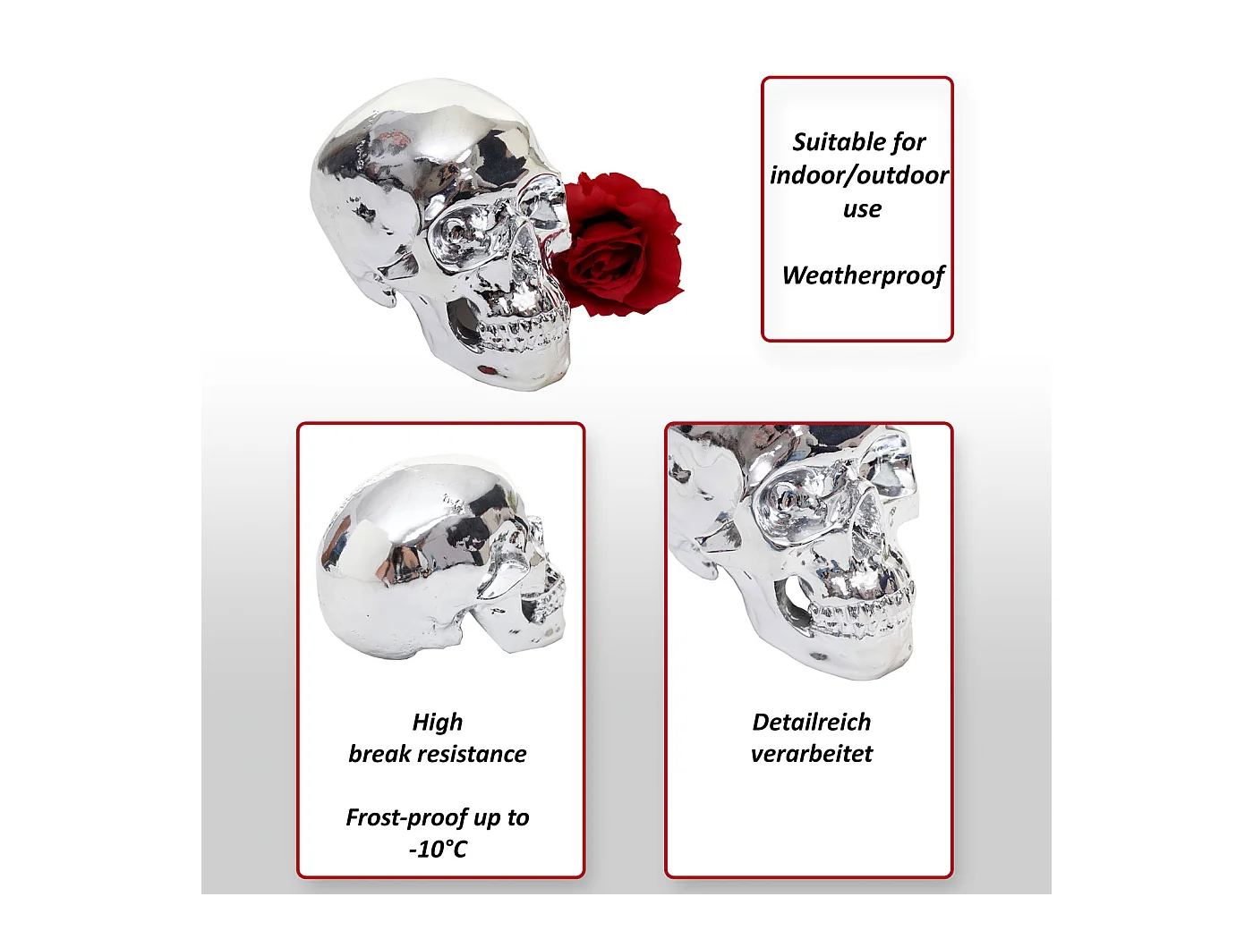 Decoratieve doodshoofd MCW-T921