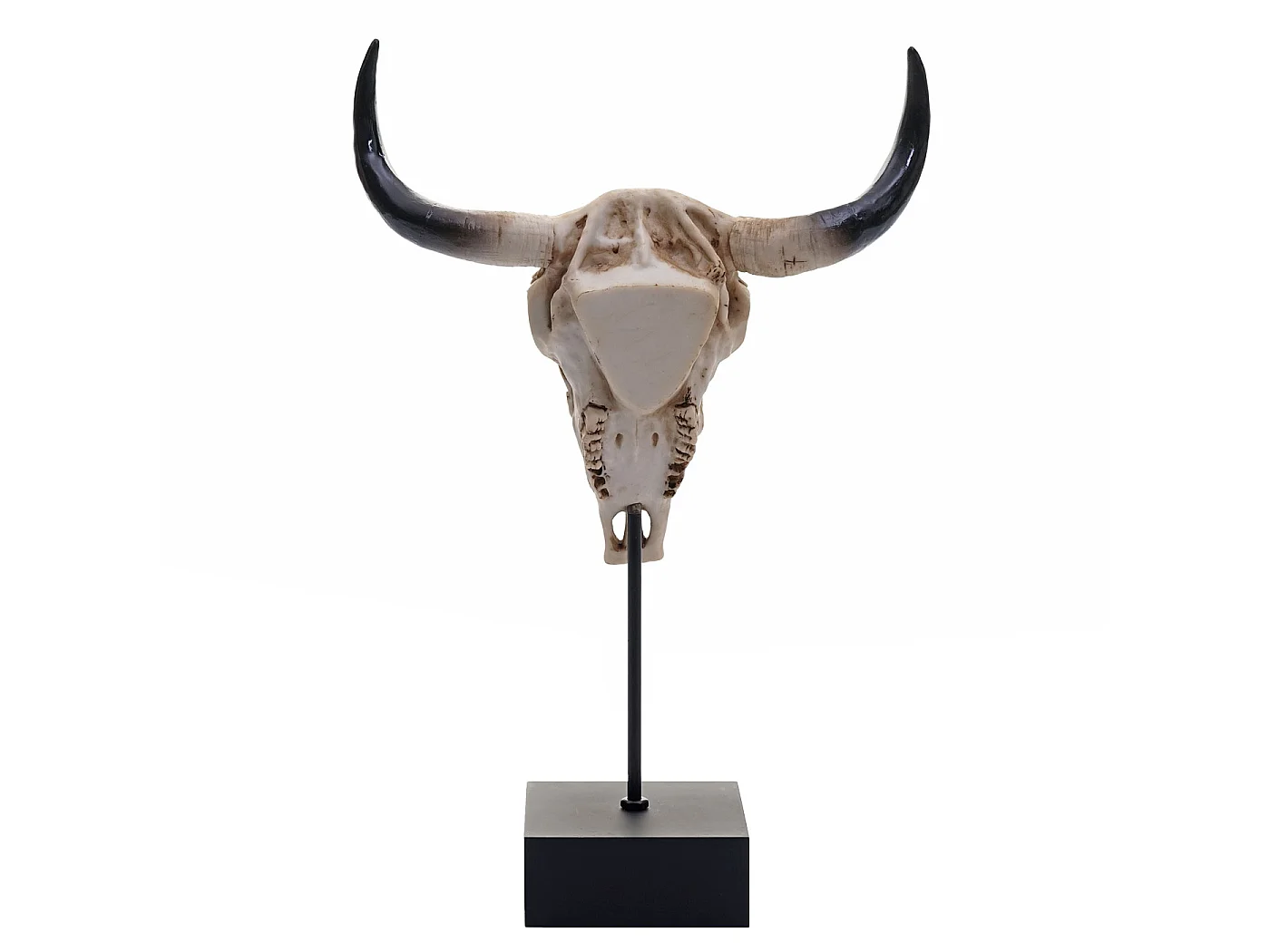 Figurine de décoration sur pied Tête de vache MCW-D30