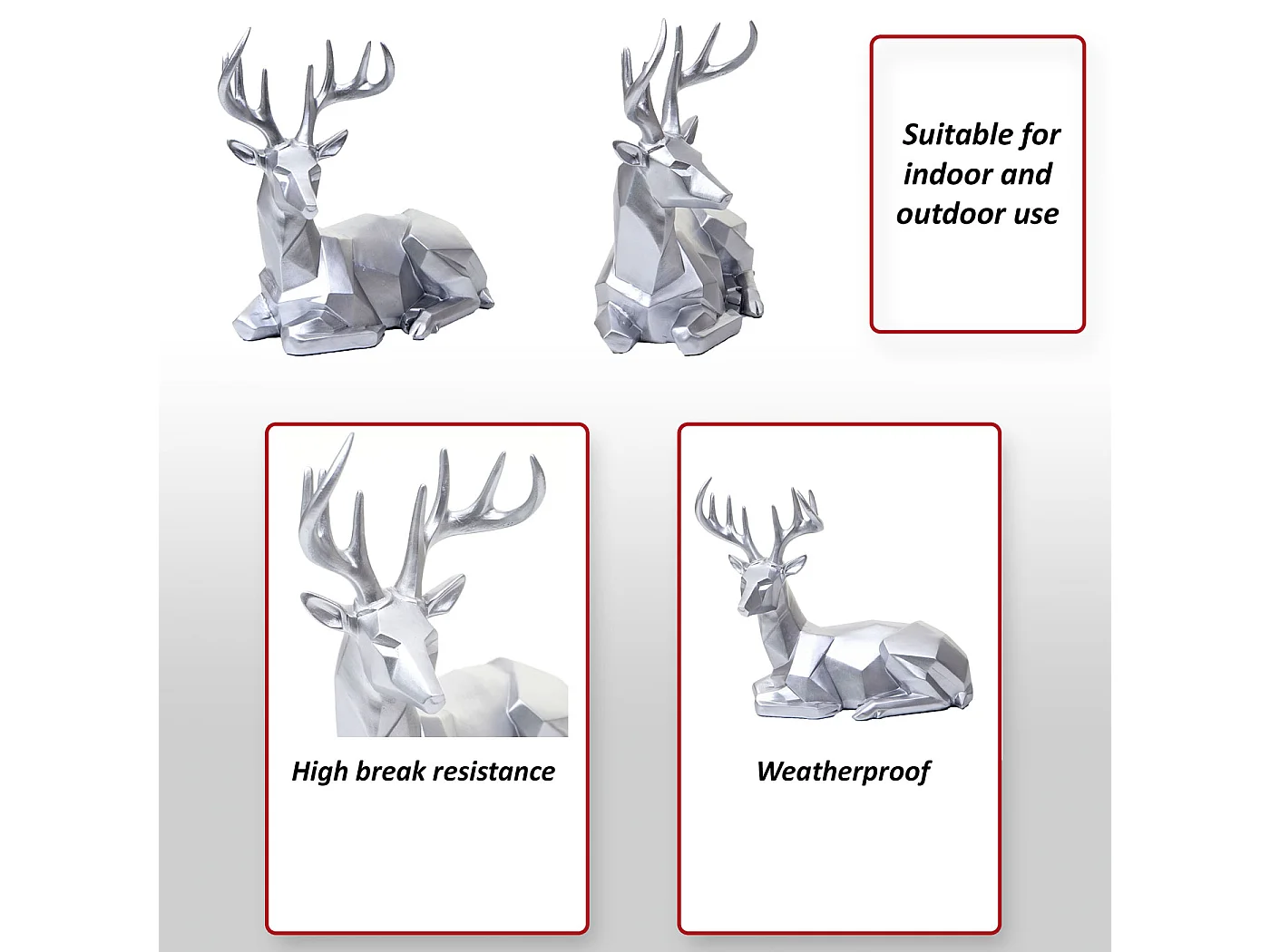 Decoratief figuur hert MCW-D29
