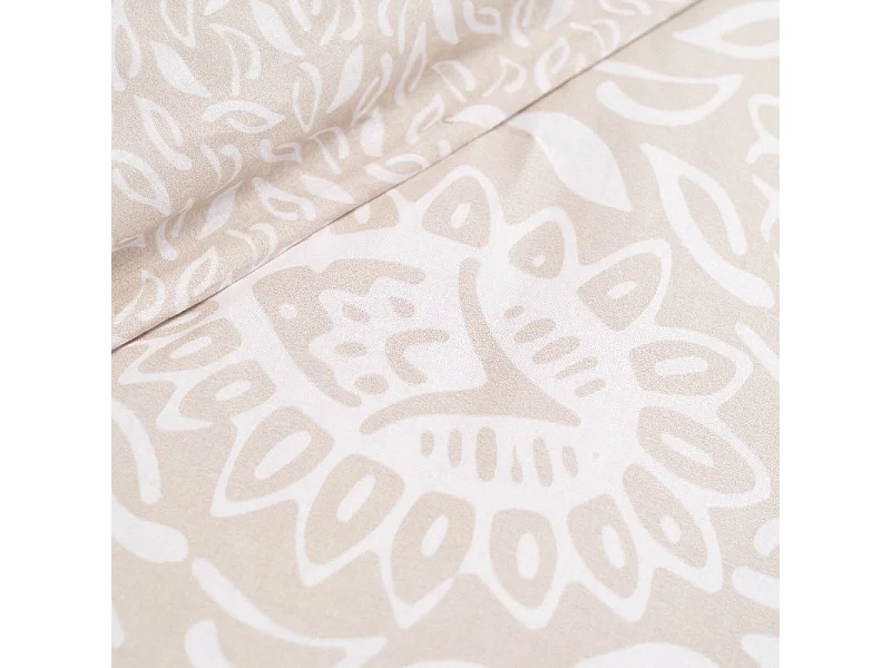 Bedrukt dekbedovertrek + 2 kwadrantovertrekken, kwaliteit 100% katoen M/Cashmire 220x240cm