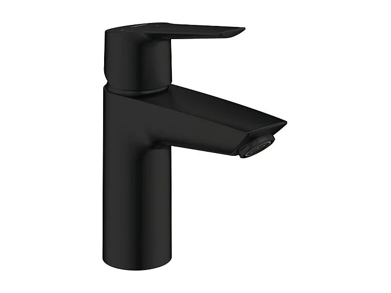 Mitigeur monocommande lavabo - GROHE Start - 235512432 - Noir mat - Taille S - Bec standard - Economie d'eau