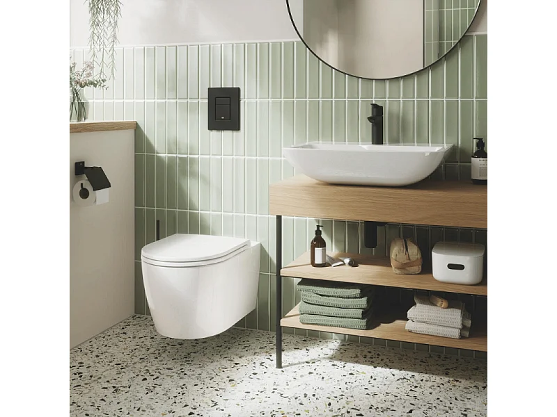 Misturador Lavatório GROHE Start Abertura Água Fria Preto M Poupança de Água e Durabilidade