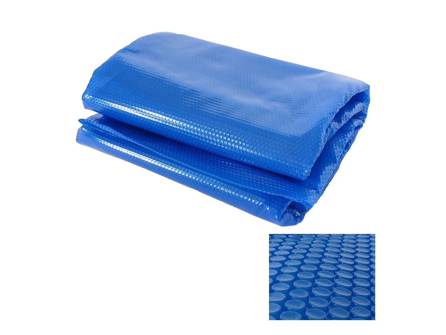 Couverture de piscine 200 µm,  rectangulaire, 6x4 m, bleu