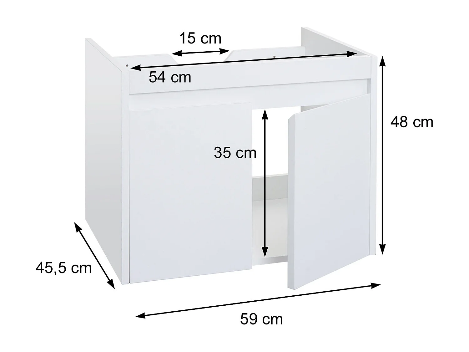 Ensemble pour salle de bain MCW-L86,  aspect marbre blanc