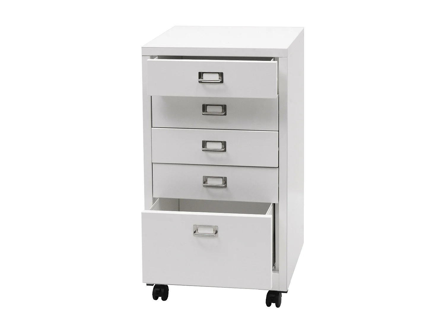 Caisson à roulettes MCW-L49,  blanc