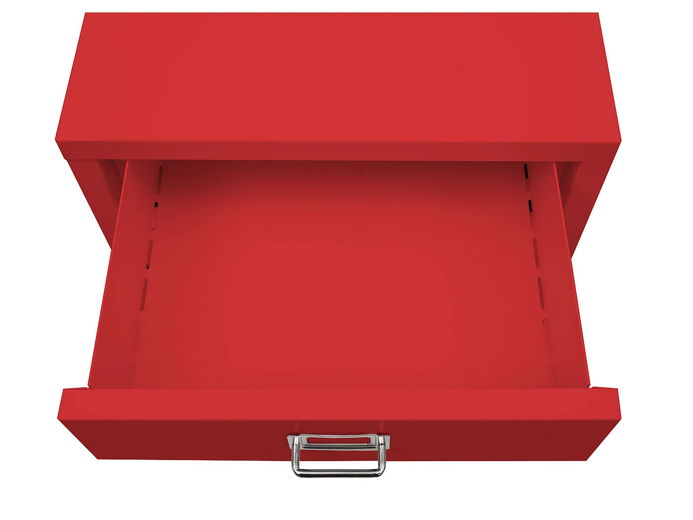 Caisson à roulettes MCW-L49,  rouge