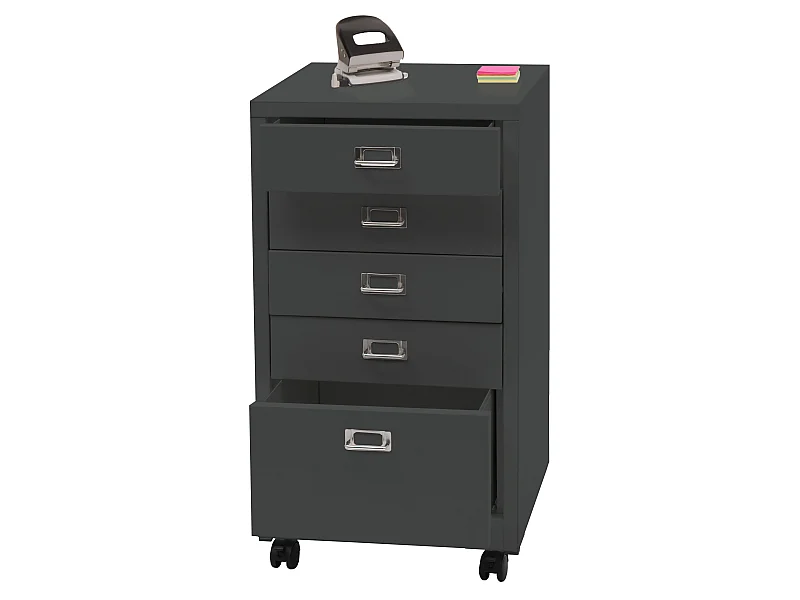 Pedestal móvil MCW-L49,  gris oscuro