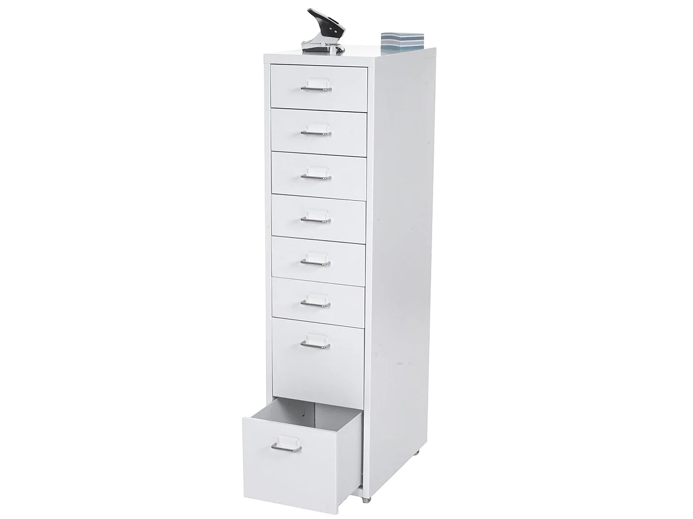 Contenedor con ruedas Preston T851,  blanco