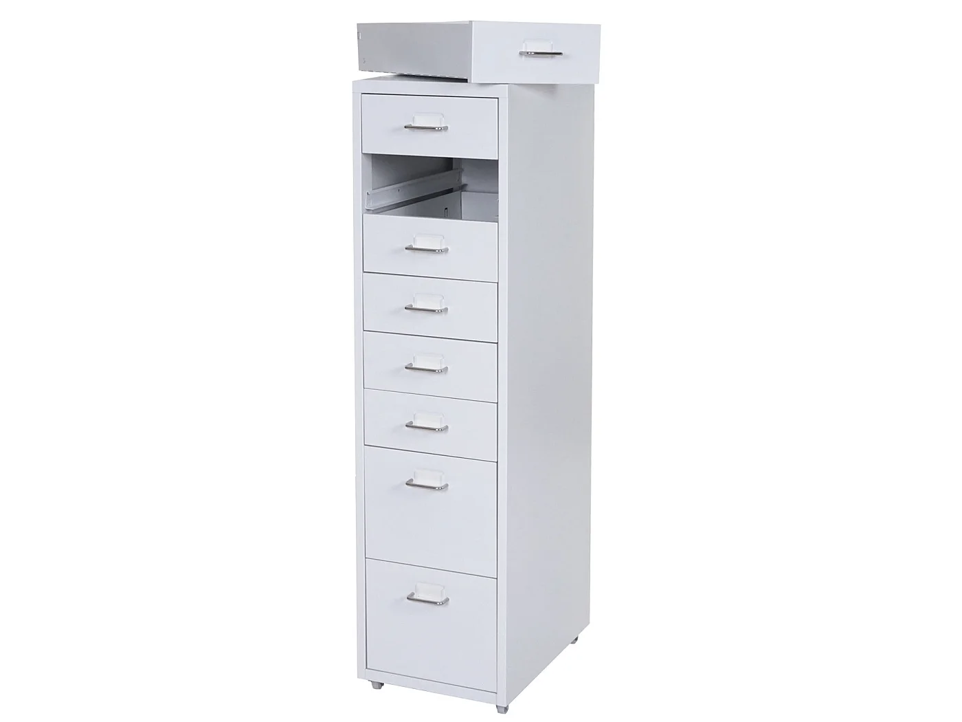 Caisson roulant Preston T851,  blanc