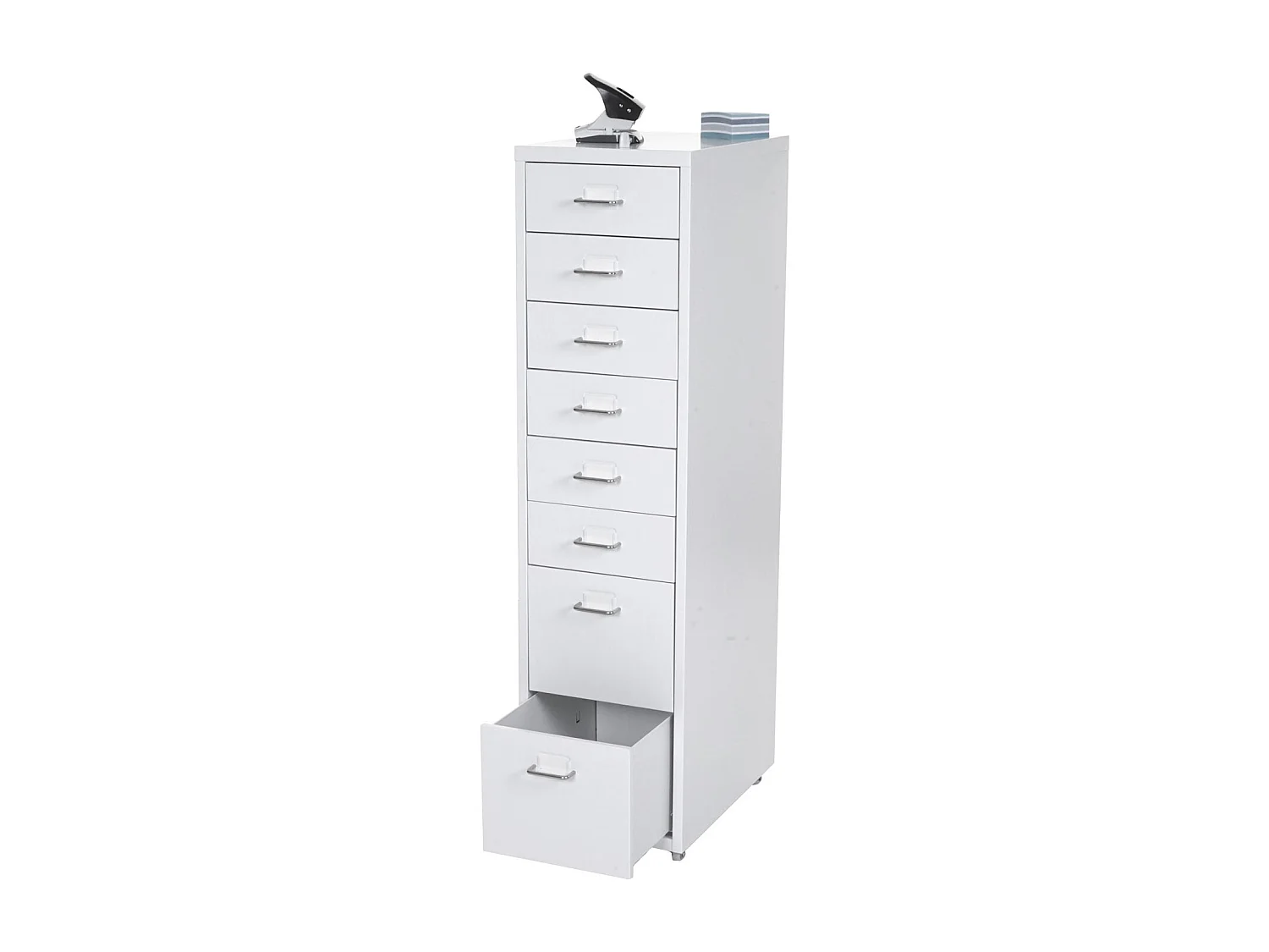 Caisson roulant Preston T851,  blanc