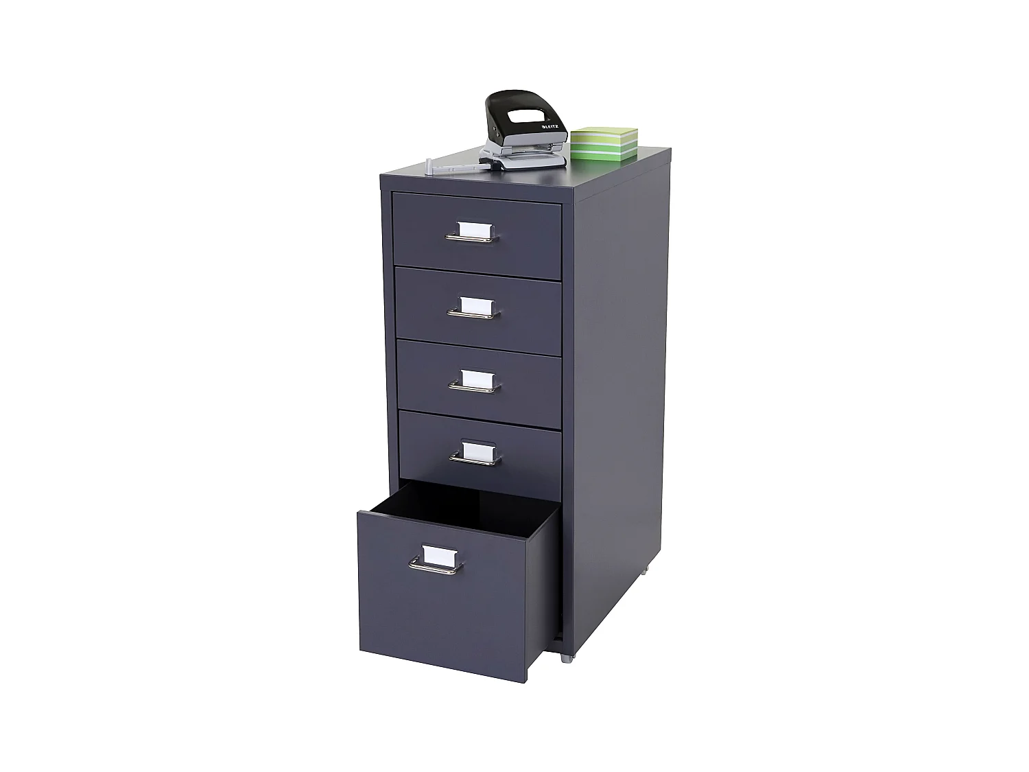 Caisson roulant Preston T851,  gris foncé