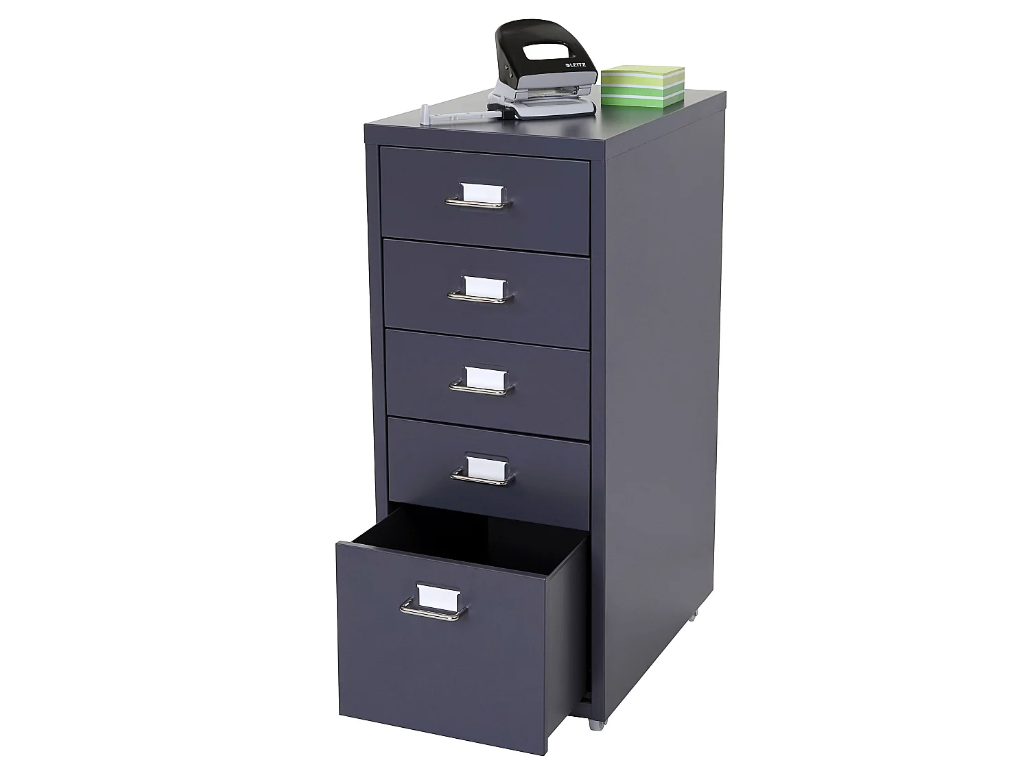 Caisson roulant Preston T851,  gris foncé