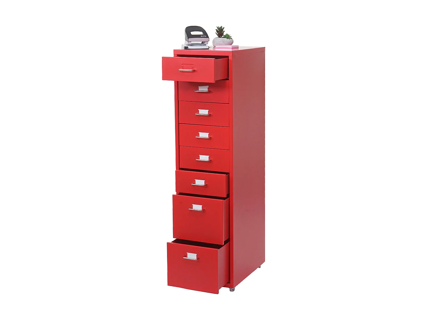 Pedestal móvel Preston T851,  vermelho