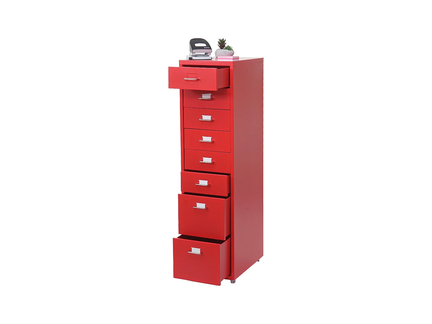Caisson roulant Preston T851,  rouge