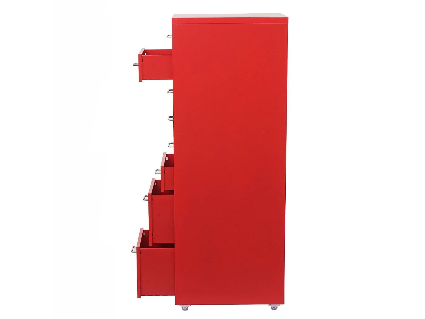 Caisson roulant Preston T851,  rouge