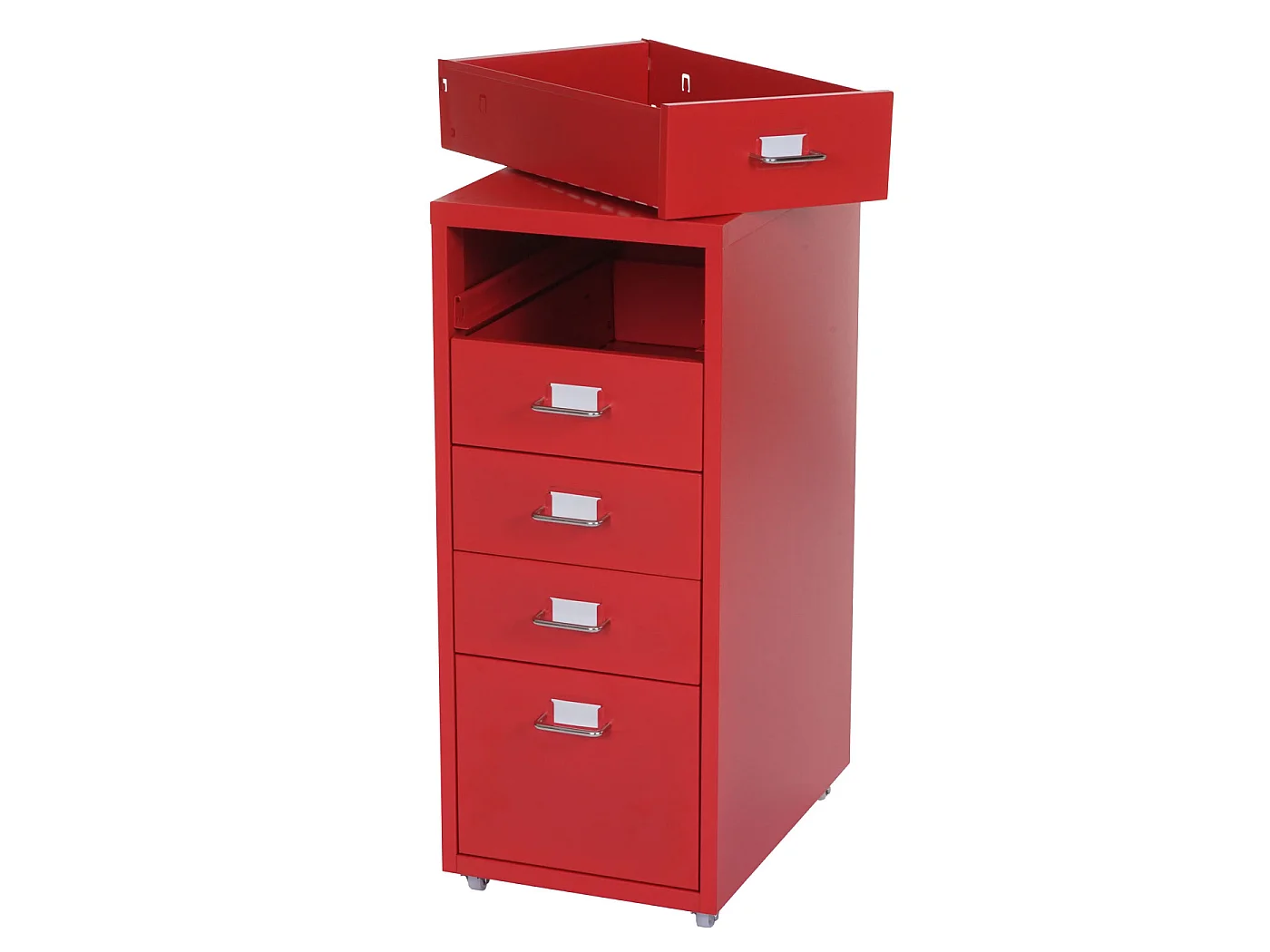 Caisson roulant Preston T851,  rouge