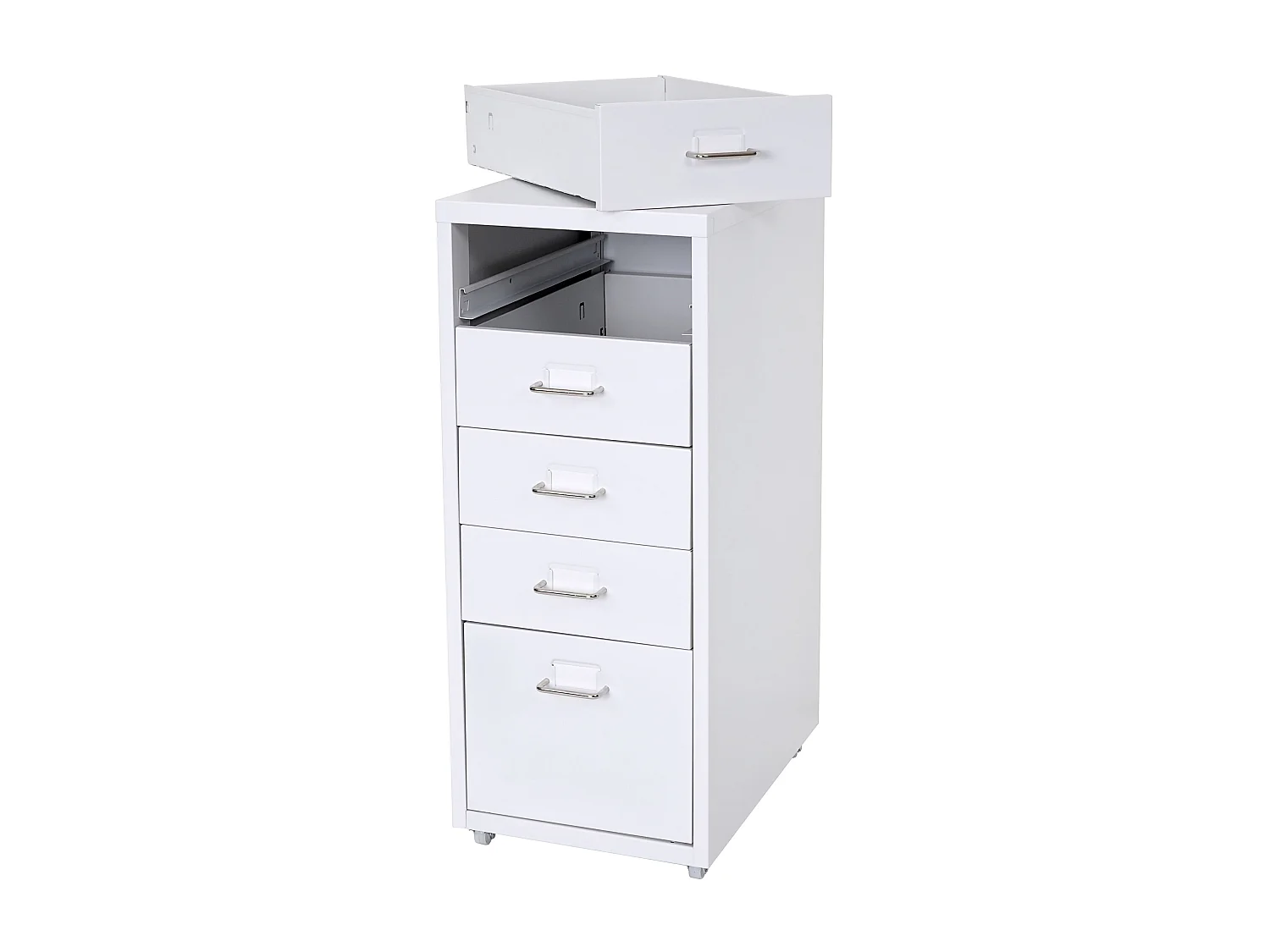 Caisson roulant Preston T851,  blanc
